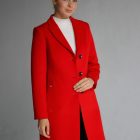 Пальто классического красного 3
