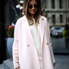 Пальто з делікатної і тонкої вовни в рожевому кольорі 2