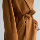 Пальто з вовни кашеміра в кольорі кемел 4