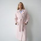 Пальто з вовни альпаки в рожевому кольорі 2
