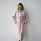 Пальто із вовни альпаки в рожевому кольорі 4
