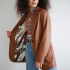 Пиджак коричневого цвета 2