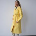 Пальто із вовни в жовтому кольорі 3
