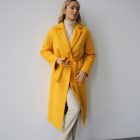 Пальто із вовни в жовтому кольорі 3