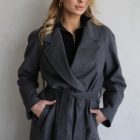 Пальто із вовни в сірому кольорі 3