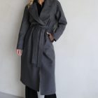 Пальто із вовни в сірому кольорі 2