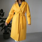 Пальто з вовни в жовтому кольорі 7