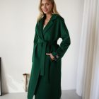 Пальто з вовни в зеленому кольорі 5