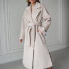 Пальто з австралійської вовни в світло-рожевому кольорі 6