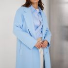 Пальто з вовни в голубому кольорі 2