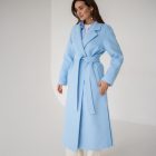 Пальто з вовни в голубому кольорі 7