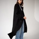 Пальто з вовни в чорному кольорі 4