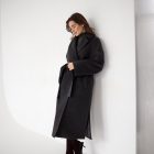 Пальто з вовни в сірому кольорі 3