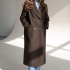 Пальто з вовни в коричневому кольорі 2