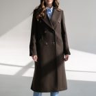 Пальто з вовни в коричневому кольорі 5