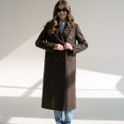 Пальто з вовни в коричневому кольорі 6