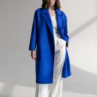Пальто з вовни в синьому кольорі 3