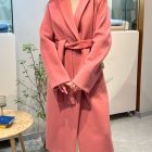 Пальто з вовни в темно-рожевому кольорі 4