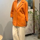Пальто з вовни в помаранчевому кольорі 3