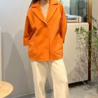 Пальто з вовни в помаранчевому кольорі 4