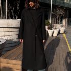 Пальто з вовни в чорному кольорі 12