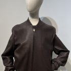 Куртка з натуральної шкіри в коричневому кольорі 4