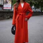 Пальто в червоному кольорі 5