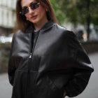 Куртка-бомбер в чорному кольорі 5