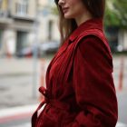 Куртка в темно-червоному кольорі 15