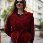 Куртка в темно-червоному кольорі 9