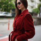 Куртка в темно-червоному кольорі 11