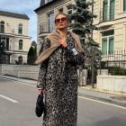 Пальто з альпаки в чорно-бежевому кольорі 7