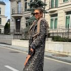 Пальто з альпаки в чорно-бежевому кольорі 5