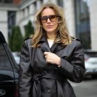 Курта з натуральної шкіри в темно-коричневому кольорі 2