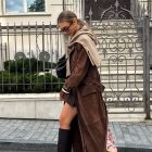 Плащ в коричневому кольорі 5