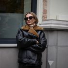 Дублянка з натурального хутра овчини в темно-коричневому кольорі 10