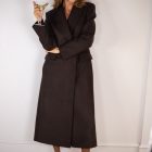 Пальто в темно-коричневому кольорі 4