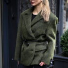 Пальто в зеленому кольорі 5