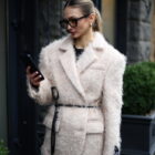 Пальто в бежево-рожевому кольорі 3