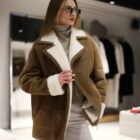 Дублянка з натуральної шкіри в коричневому кольорі 2