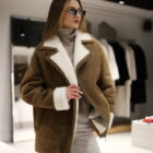 Дублянка з натуральної шкіри в коричневому кольорі 3