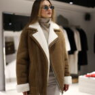 Дублянка з натуральної шкіри в коричневому кольорі 5