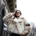 Дублянка з натуральної шкіри Tigrado в кремово-рудому кольорі 2