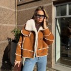 Дублянка з натурального хутра овчини в рудому кольорі 5