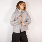 Дублянка з натуральної шкіри в сірому кольорі 5