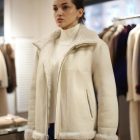 Дублянка з натуральної шкіри в кремовому кольорі,двохстороння 3