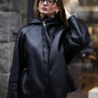 Дублянка з натуральної шкіри в чорному кольорі 5