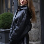 Дублянка з натуральної шкіри в чорному кольорі 4