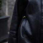 Дублянка з натуральної шкіри в чорному кольорі 6