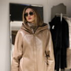 Дублянка з натуральної шкіри в бежевому кольорі 3